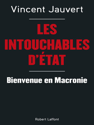 cover image of Les Intouchables d'État